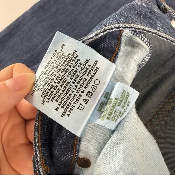 Joe's Jeans The Honey Bootcut Curvy Fit Dark Wash Jeans - Size 28 - Picture 6 of 9